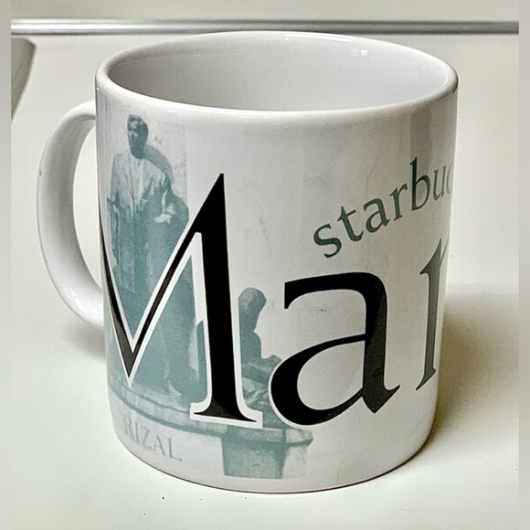 Vintage Discontinued 2002 STARBUCKS COFFEE MANILA City Mug Collector Series - Picture 8 of 10